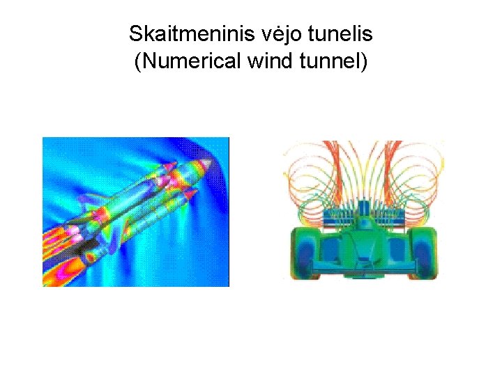 Skaitmeninis vėjo tunelis (Numerical wind tunnel) 