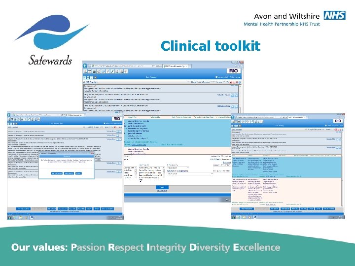 Clinical toolkit 