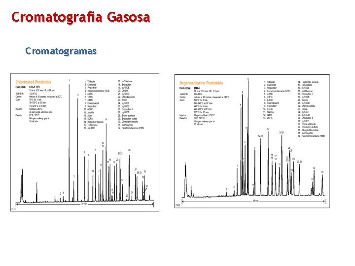 Cromatografia Gasosa Cromatogramas 