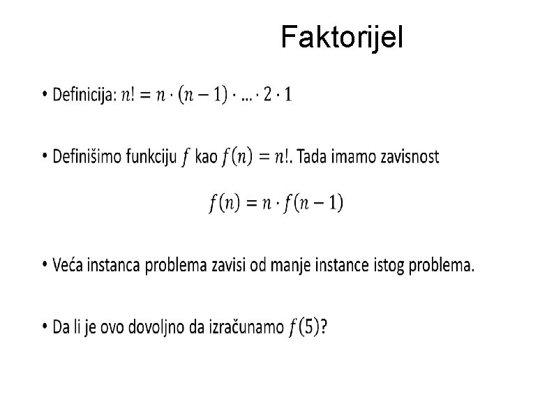 Faktorijel • 