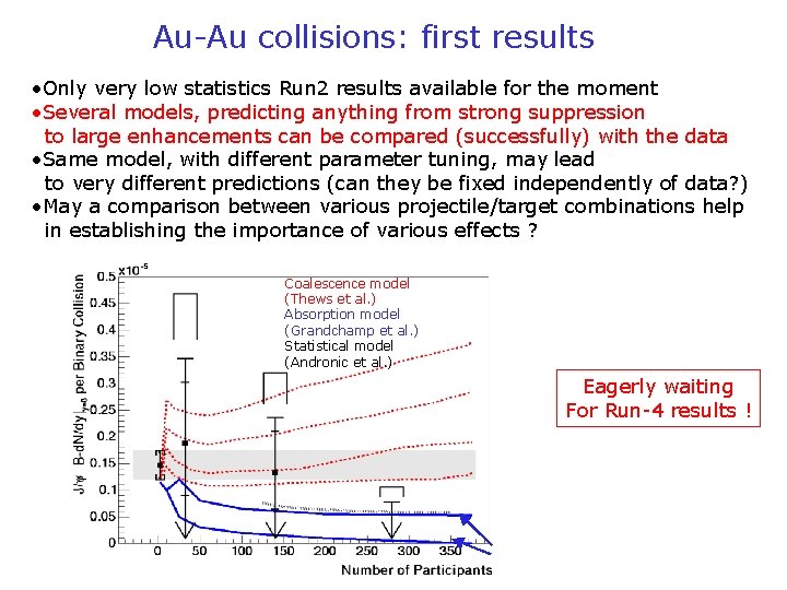 Au-Au collisions: first results • Only very low statistics Run 2 results available for