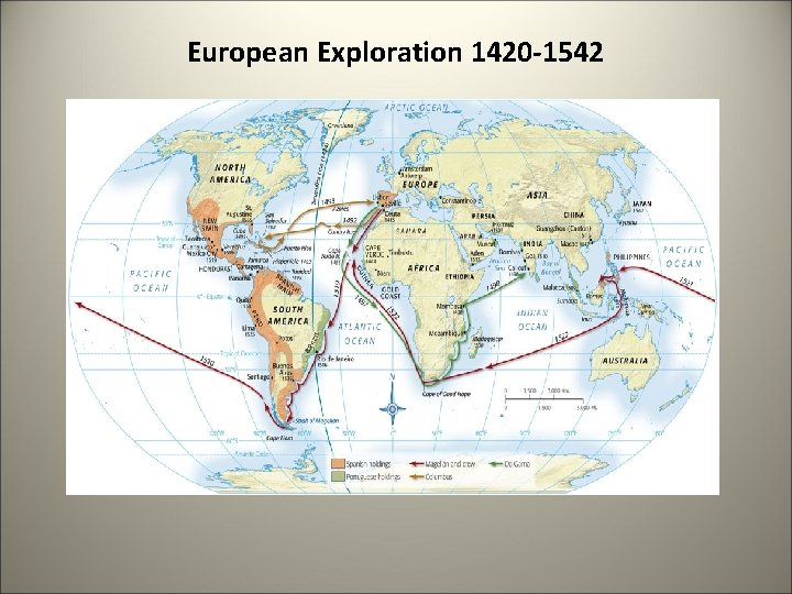 European Exploration 1420 -1542 