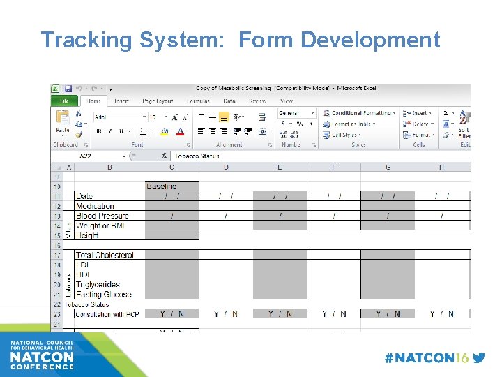 Tracking System: Form Development 