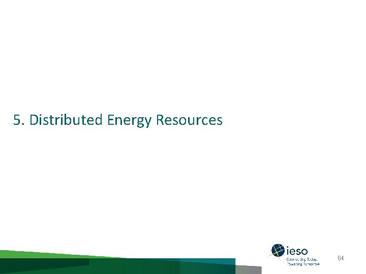 5. Distributed Energy Resources 64 
