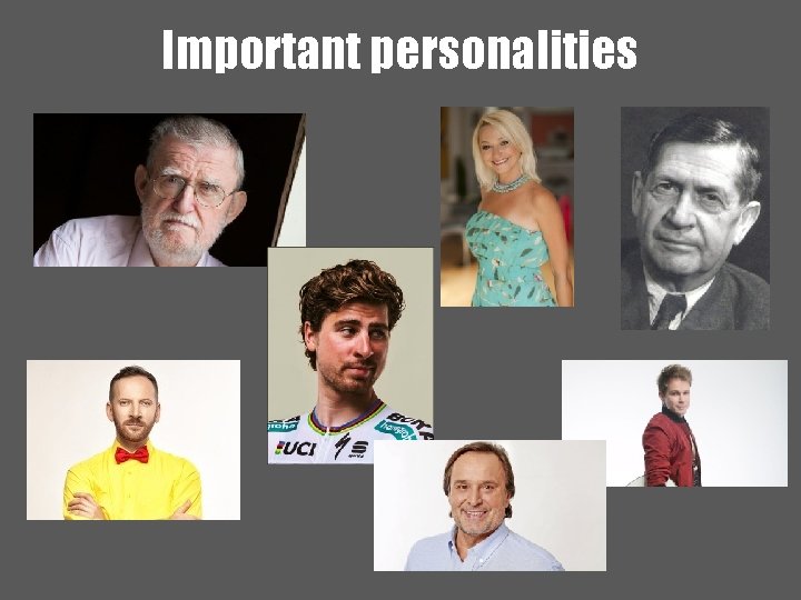 Important personalities 