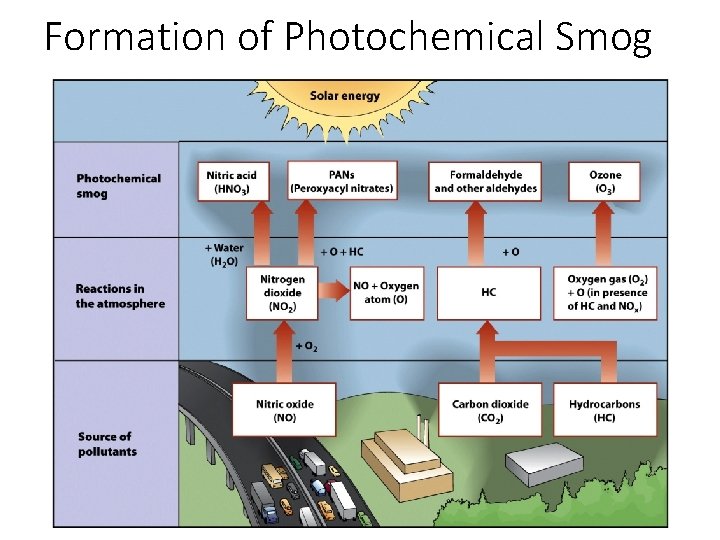 Formation of Photochemical Smog 