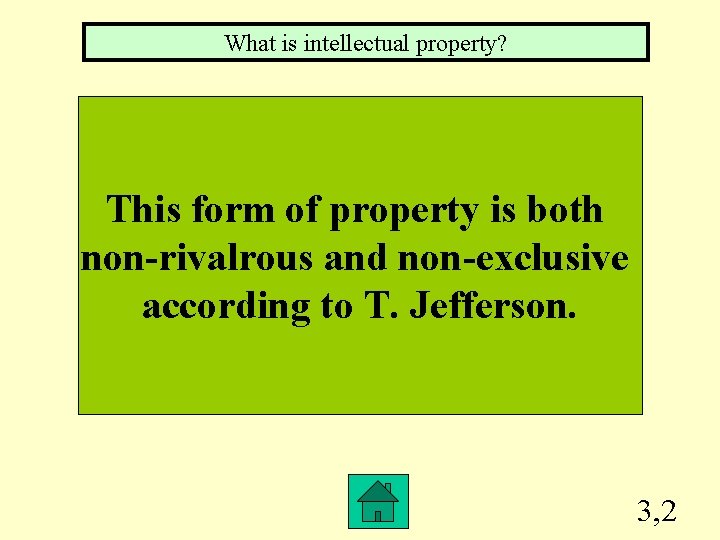 What is intellectual property? This form of property is both non-rivalrous and non-exclusive according