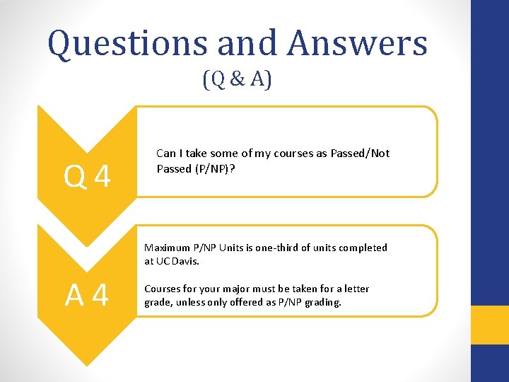 Questions and Answers (Q & A) Q 4 Can I take some of my