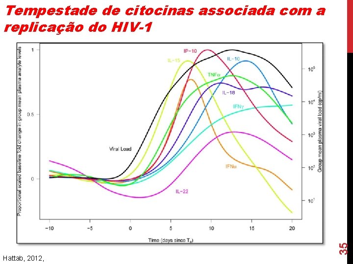 Hattab, 2012, 35 Tempestade de citocinas associada com a replicação do HIV-1 