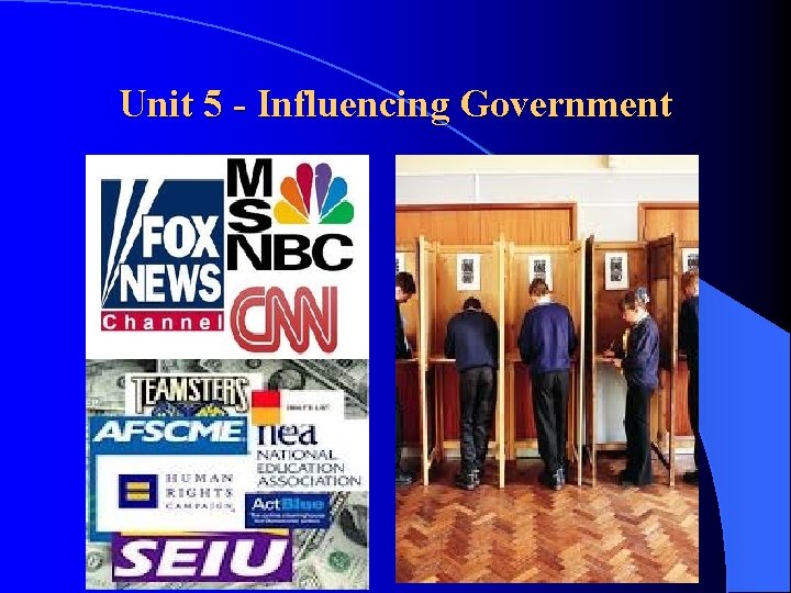 Unit 5 - Influencing Government 