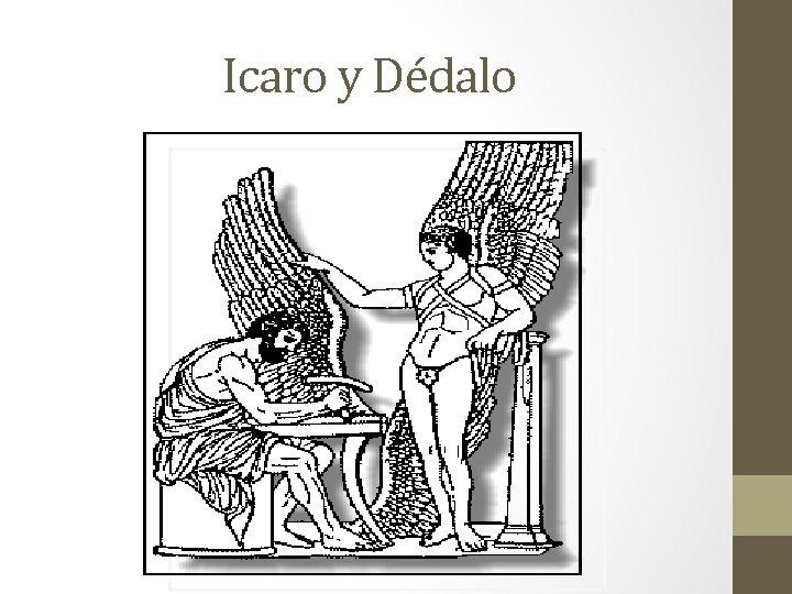 Icaro y Dédalo 