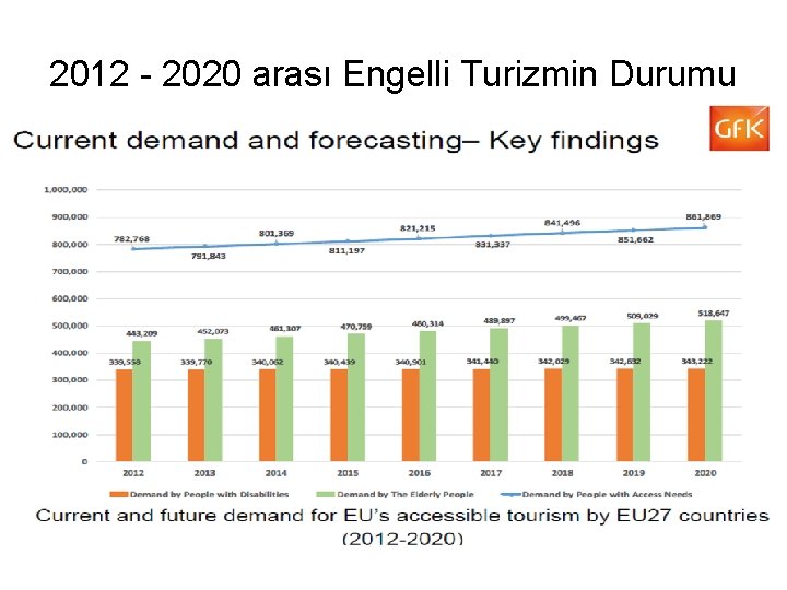 2012 - 2020 arası Engelli Turizmin Durumu 