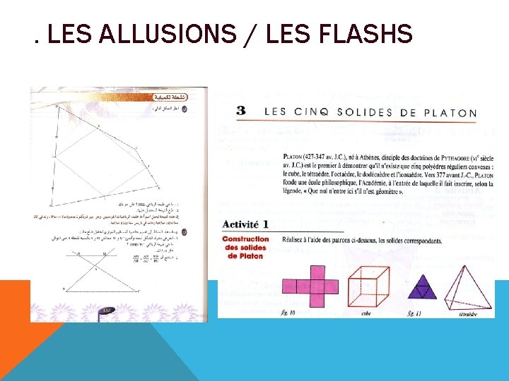 . LES ALLUSIONS / LES FLASHS 