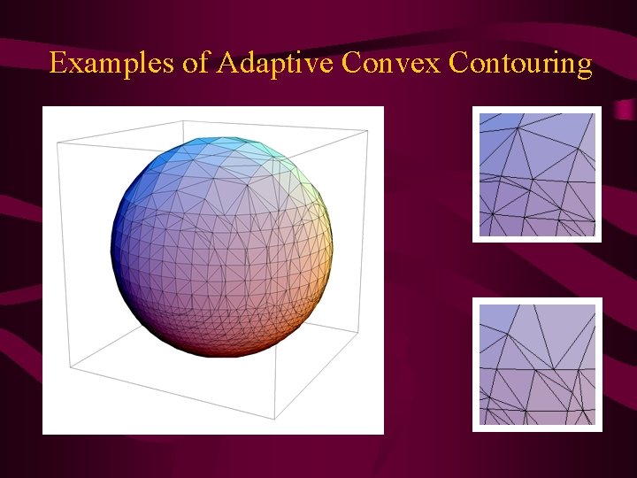 Examples of Adaptive Convex Contouring 