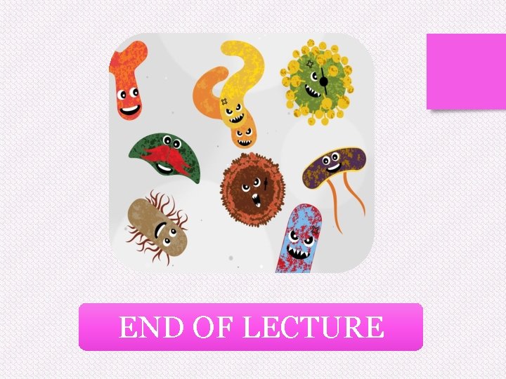END OF LECTURE END OF LECTURE