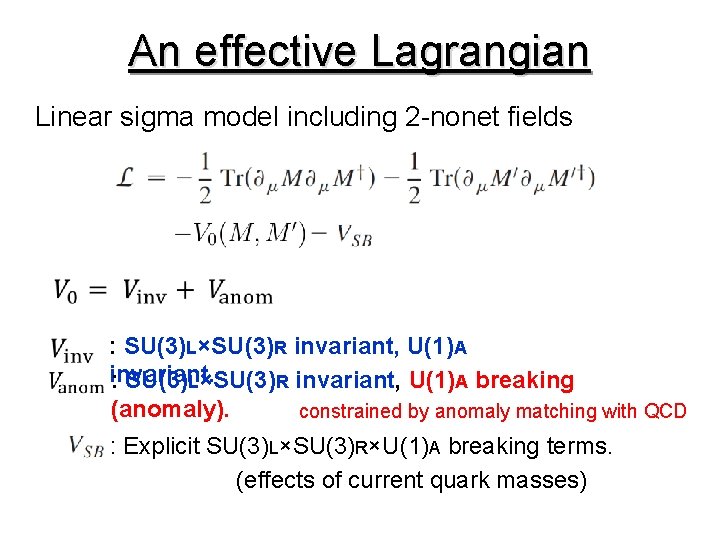 An effective Lagrangian Linear sigma model including 2 -nonet fields : SU(3)L×SU(3)R invariant, U(1)A
