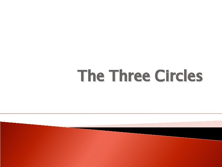 The Three Circles 