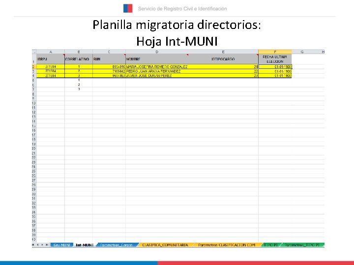 Planilla migratoria directorios: Hoja Int-MUNI 