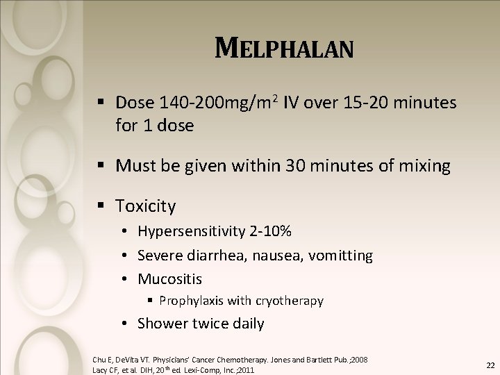 BONE MARROW TRANSPLANT CHEMOTHERAPY Jenny Li Pharm D