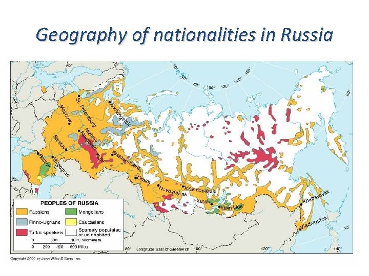 Geography of nationalities in Russia 