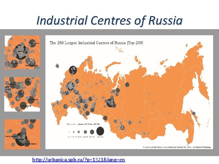 Industrial Centres of Russia http: //urbanica. spb. ru/? p=1321&lang=en 