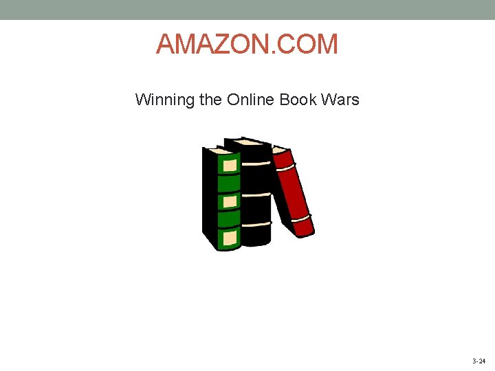 AMAZON. COM Winning the Online Book Wars 3 -24 