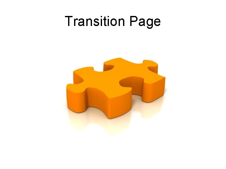 Transition Page 