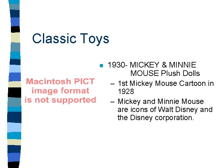 Classic Toys n 1930 - MICKEY & MINNIE MOUSE Plush Dolls – 1 st