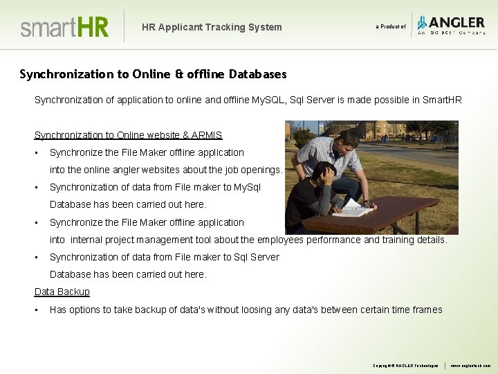 HR Applicant Tracking System a Product of Synchronization to Online & offline Databases Synchronization