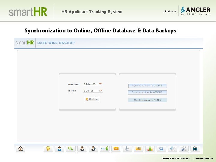 HR Applicant Tracking System a Product of Synchronization to Online, Offline Database & Data