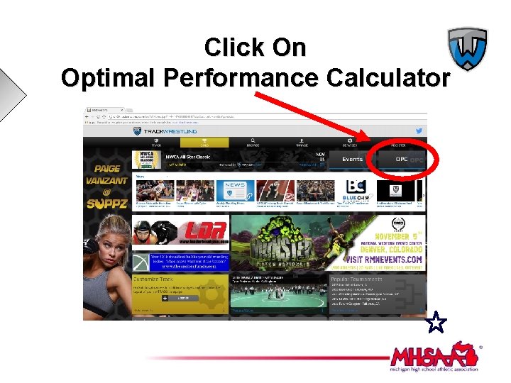 Click On Optimal Performance Calculator 