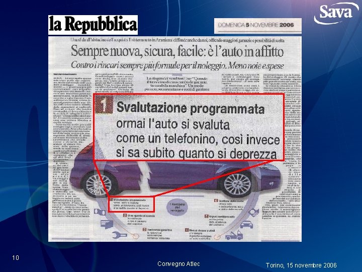 10 Convegno Atlec Torino, 15 novembre 2006 