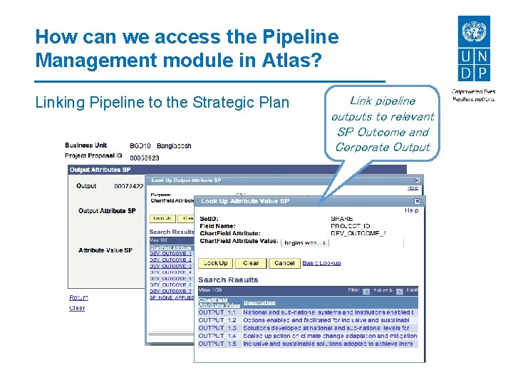 How can we access the Pipeline Management module in Atlas? Linking Pipeline to the