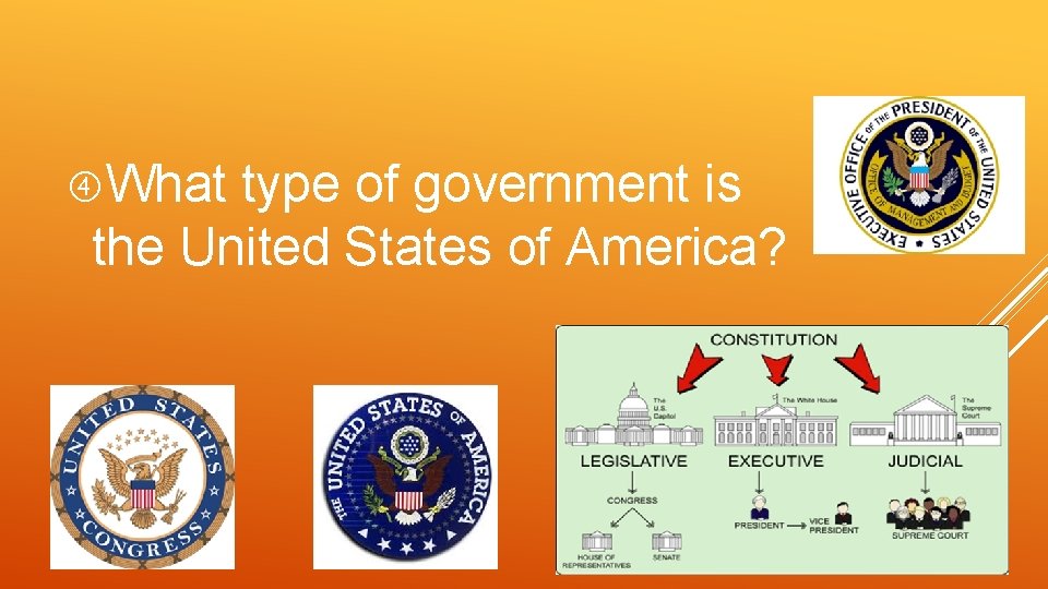  What type of government is the United States of America? 