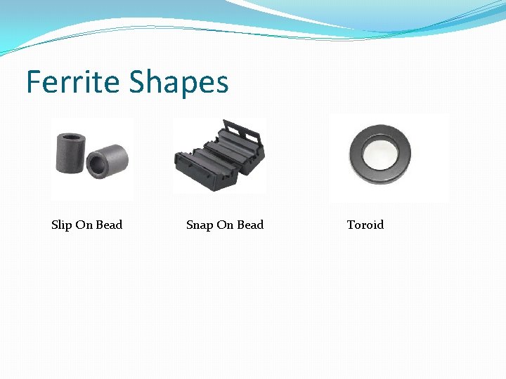 Ferrite Shapes Slip On Bead Snap On Bead Toroid 