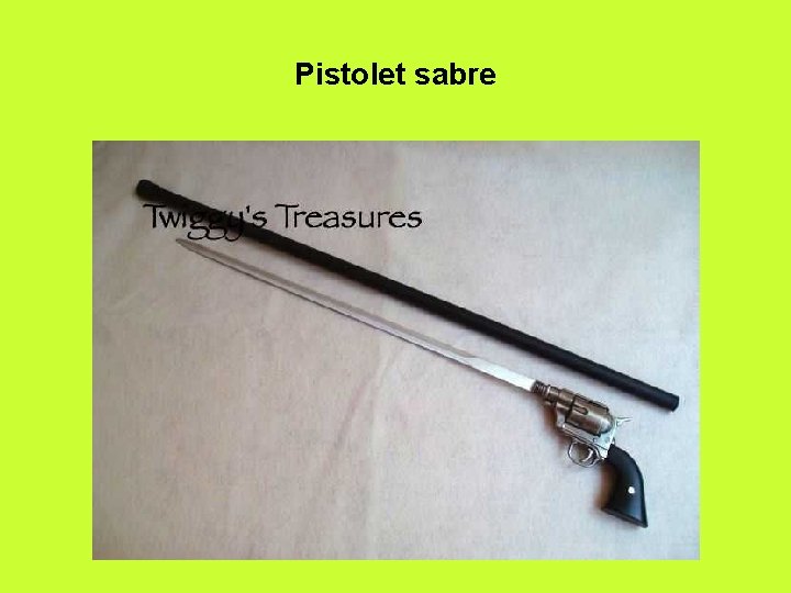 Pistolet sabre 