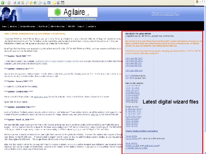 Latest digital wizard files EPA Precursor Gas Training Workshop 