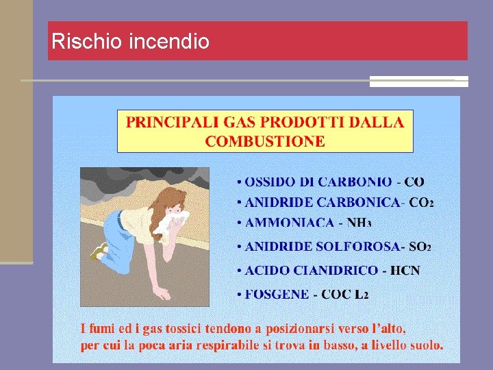 Rischio incendio 