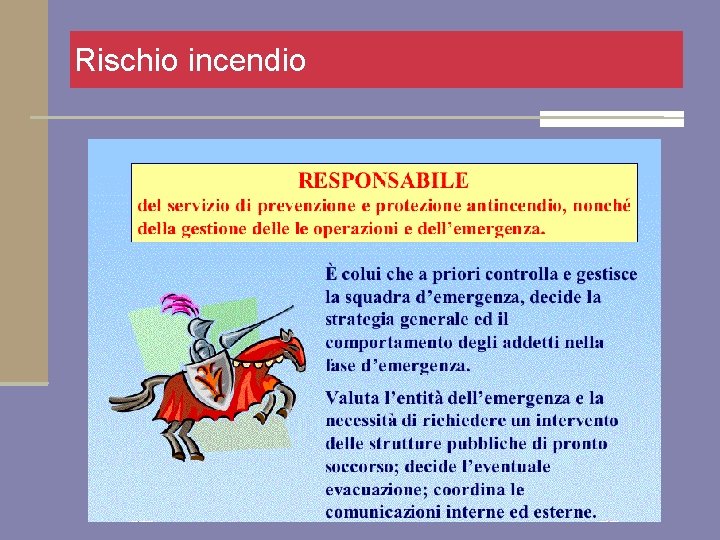 Rischio incendio 