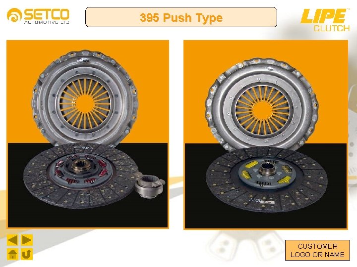 395 Push Type CUSTOMER LOGO OR NAME 