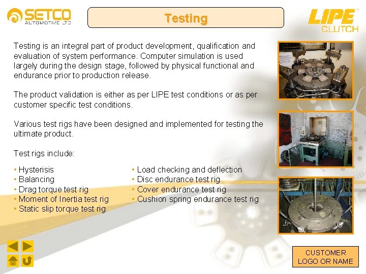 Testing is an integral part of product development, qualification and evaluation of system performance.