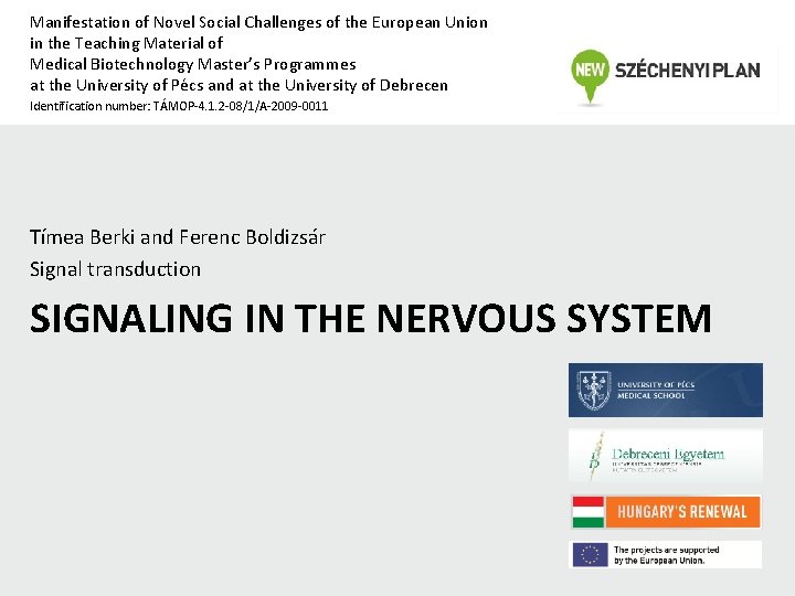 Manifestation of Novel Social Challenges of the European Union in the Teaching Material of