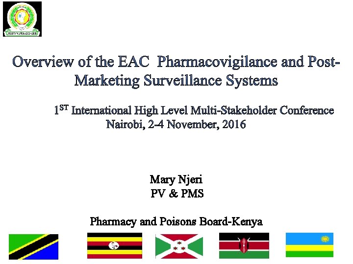 Mary Njeri PV & PMS Pharmacy and Poisons Board-Kenya 