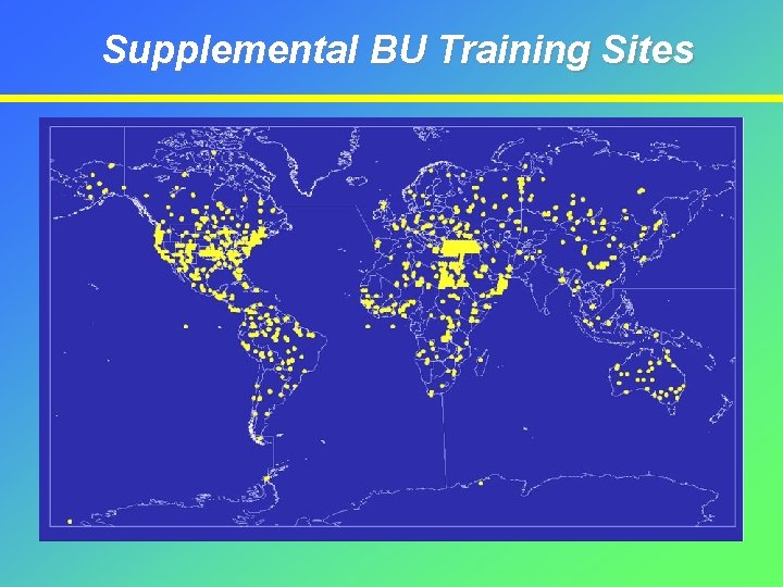 Supplemental BU Training Sites 