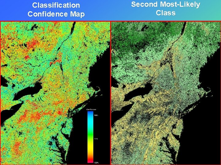 Classification Confidence Map Second Most-Likely Class 