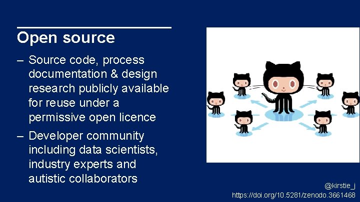 Open source – Source code, process documentation & design research publicly available for reuse