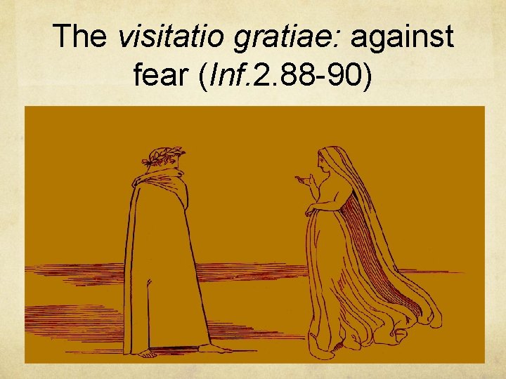 The visitatio gratiae: against fear (Inf. 2. 88 -90) 