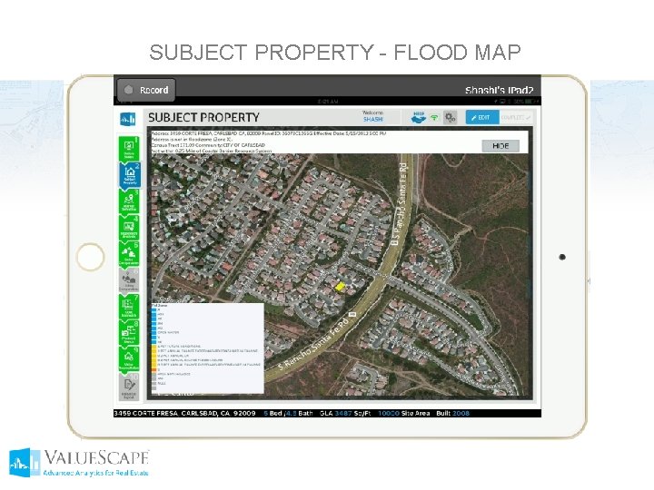 SUBJECT PROPERTY - FLOOD MAP 