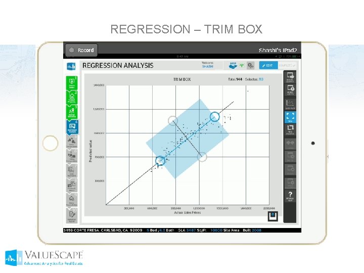 REGRESSION – TRIM BOX 