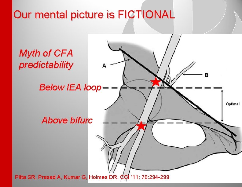 Our mental picture is FICTIONAL Myth of CFA predictability Below IEA loop Above bifurc